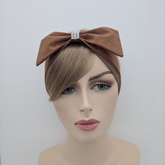 Bow Tie Rhinestones Headband